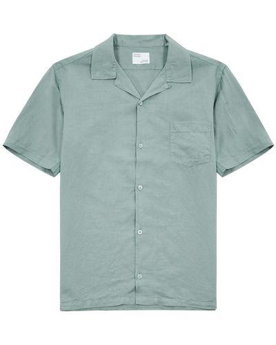 COLORFUL STANDARD Cotton-Blend Shirt - Blue
