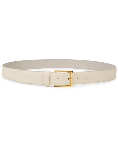 Anderson's Leather Belt - White