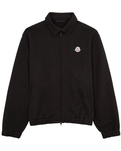Moncler Logo Cotton Jacket - Black