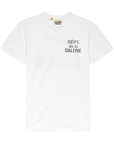 GALLERY DEPT. Logo-Print Cotton T-Shirt - White