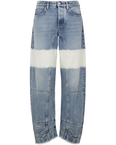 Jil Sander Bleached Tapered Jeans - Blue