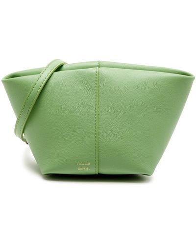 Mansur Gavriel Tulipano Leather Cross-body Bag - Green