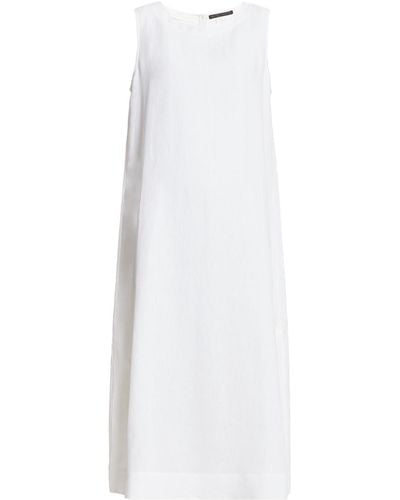 Marina Rinaldi Linen Dress - White