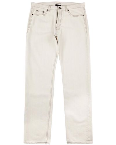 Saint Laurent Slim-leg Jeans - White