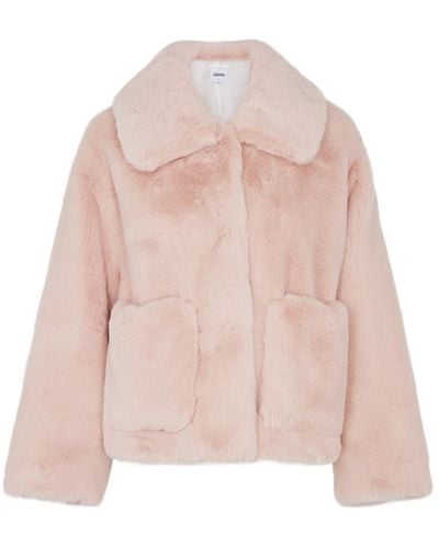 Jakke Traci Faux Fur Jacket - Pink