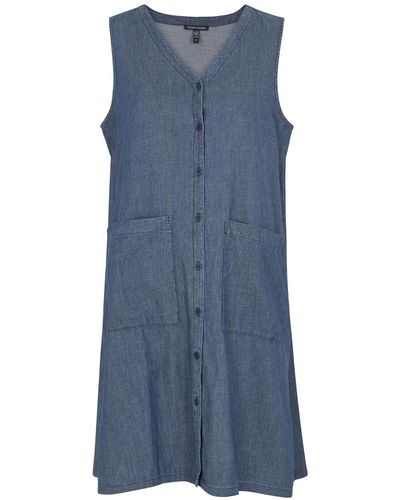 Eileen Fisher Blue Chambray Tunic