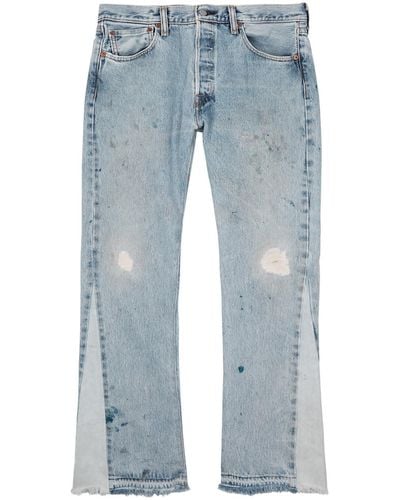 GALLERY DEPT. 90210 Distressed Flared-leg Jeans - Blue
