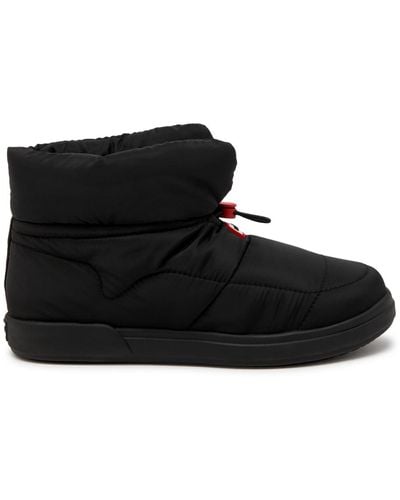 HUNTER In/out Quilted Shell Ankle Boots - Black