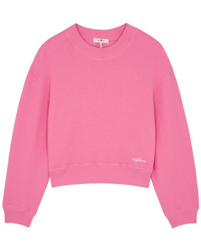 Rag & Bone Vintage Terry Cotton-blend Sweatshirt - Pink