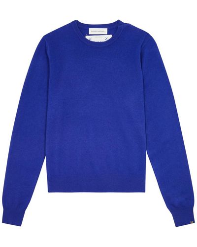 Extreme Cashmere N°36 Be Classic Cashmere-blend Jumper - Blue