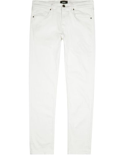 PAIGE Lennox Slim-Leg Jeans - White