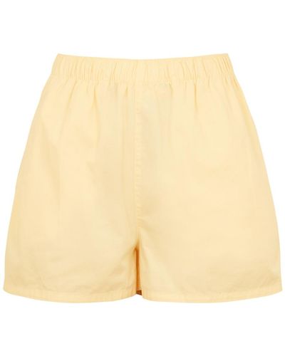 COLORFUL STANDARD Cotton-Twill Shorts - Natural