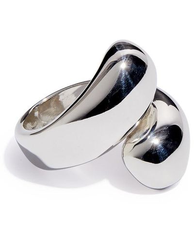 AGMES Synergy Sterling Ring - Metallic