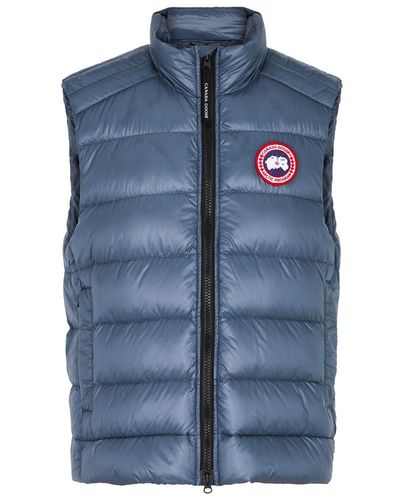 Canada Goose Crofton Quilted Shell Gilet - Blue
