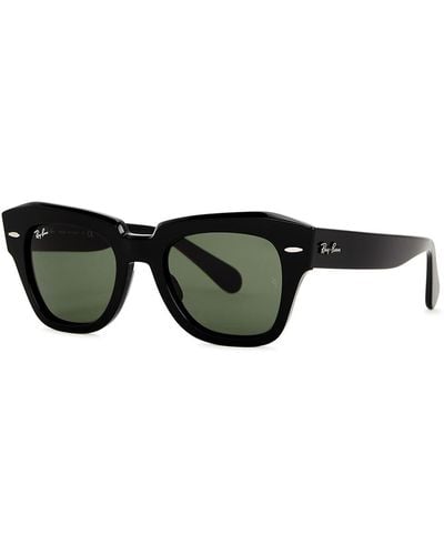 Ray-Ban State Street Wayfarer Sunglasses, Sunglasses - Black