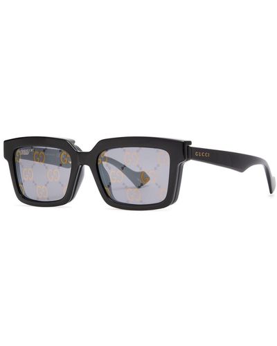 Gucci Rectangle-Frame Optical Glasses - Black