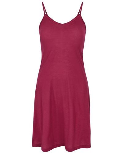 Hanro Ultralite Cotton Night Dress - Red