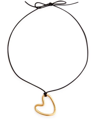 AGMES Altun Cord Necklace - Metallic
