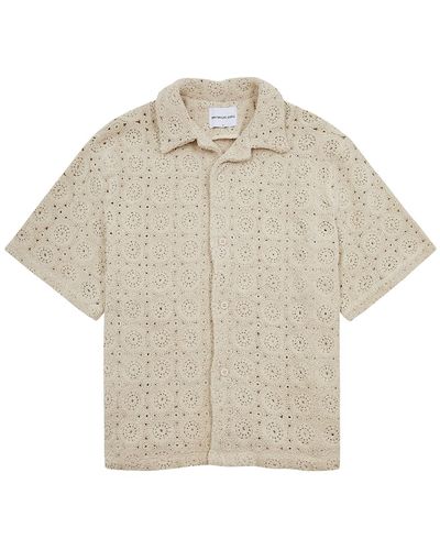 MKI Miyuki-Zoku Crochet Shirt - Natural