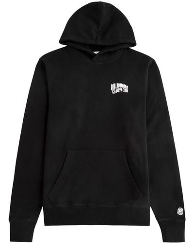 BBCICECREAM Arch Logo Hooded Cotton Sweatshirt - Black