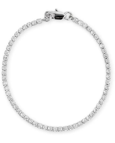 CERNUCCI Micro Crystal-Embellished Tennis Bracelet - White