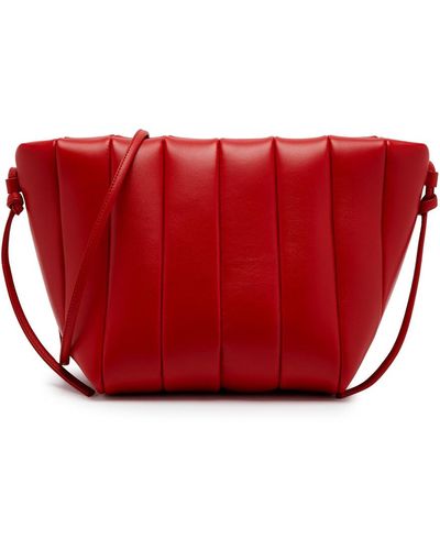 Maeden Boulevard Quilted Leather Shoulder Bag - Red