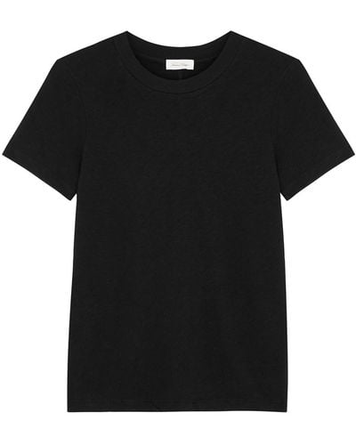 American Vintage Sonoma Slubbed Cotton T-Shirt - Black