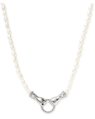 Missoma X Harris Reed In Good Hands Necklace - White