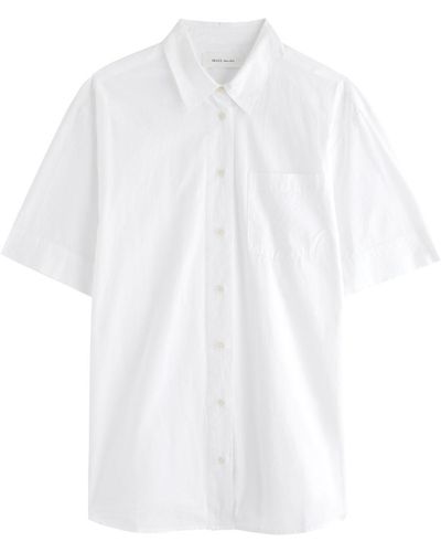 Skall Studio Aggie Cotton Shirt - White