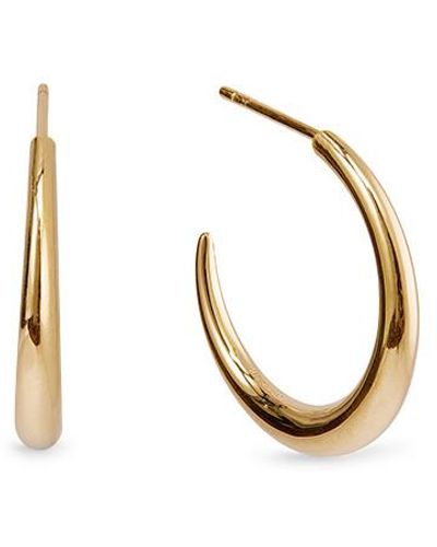 Otiumberg Small Vermeil Hoop Earrings - Metallic