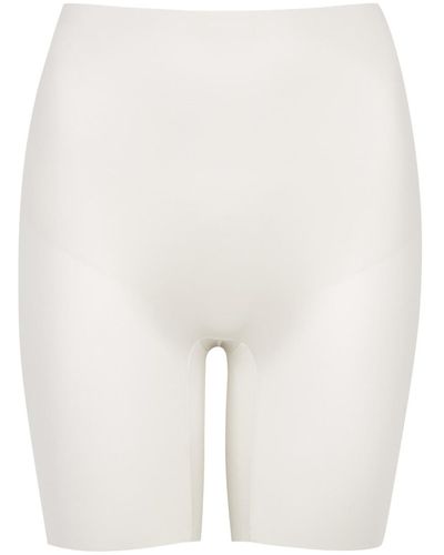 Spanx Shaping Satin Shorts, Shorts - White