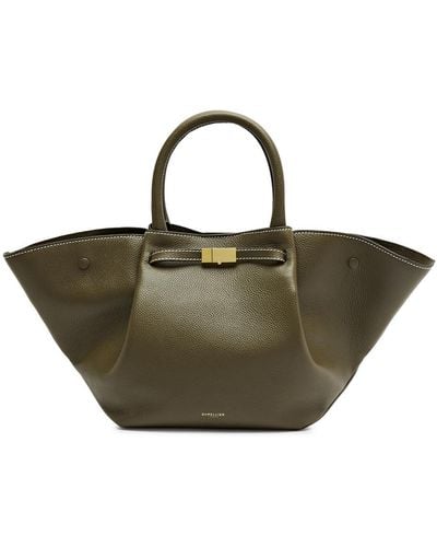 DeMellier London The Midi New York Leather Tote - Green