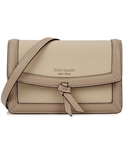 Kate Spade Knott Colour-blocked Leather Cross-body Bag - Brown