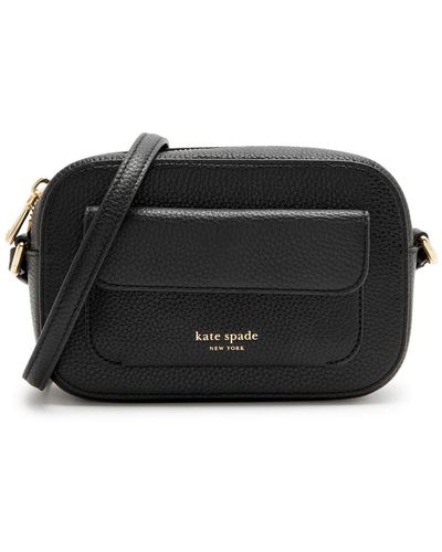 Kate Spade Ava Leather Cross-body Bag - Black