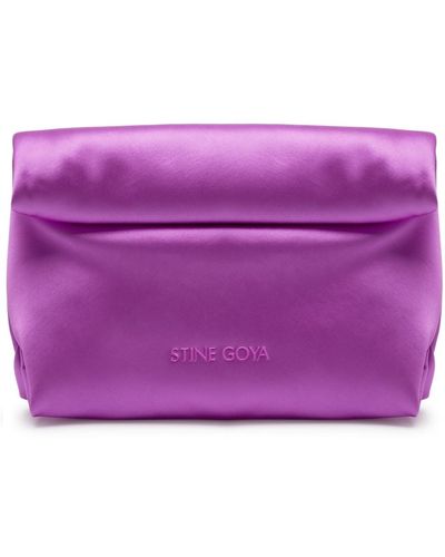 Stine Goya Paris Satin Clutch - Purple