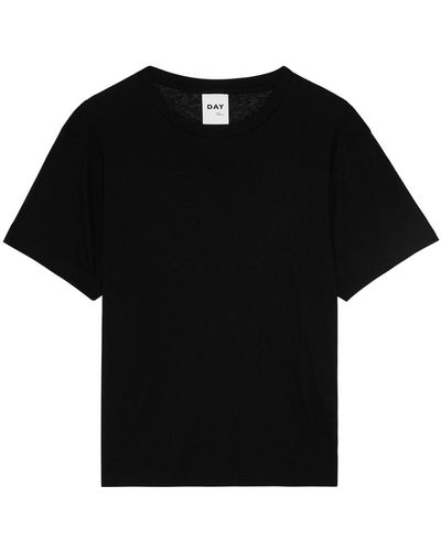 Day Birger et Mikkelsen Parry Cotton-blend T-shirt - Black