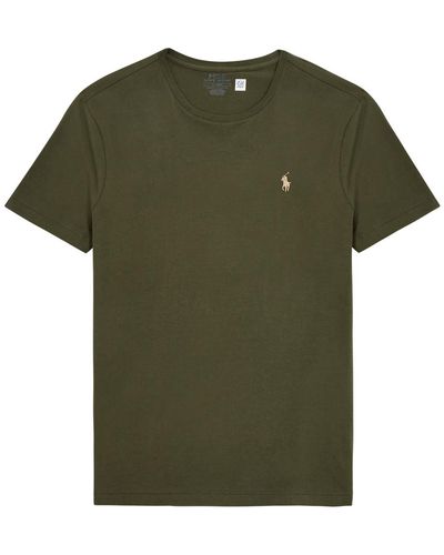 Polo Ralph Lauren Custom Slim Cotton T-Shirt - Green