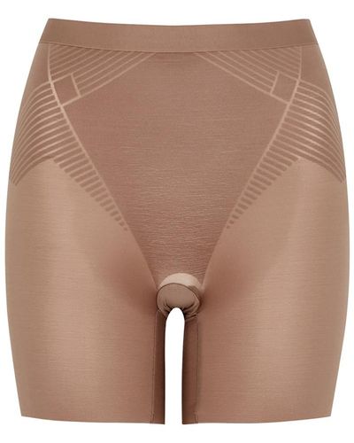 Spanx Thinstincts 2.0 Girl Shorts - Brown