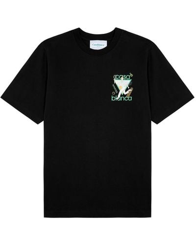 Casablancabrand Graphic T-shirt - Black