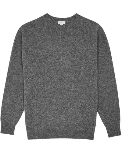 Sunspel Wool Sweater - Gray