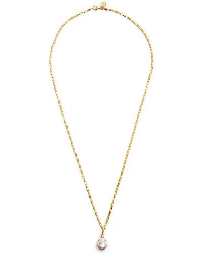 Daisy London X Shrimps 18kt Gold-plated Necklace - Blue