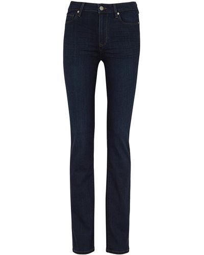 PAIGE Hoxton Transcend Slim-Leg Jeans - Blue