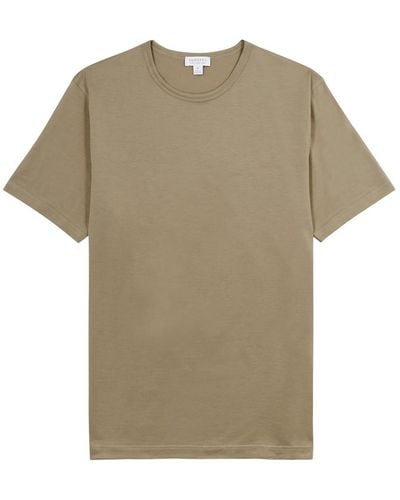 Sunspel Classic Cotton T-shirt - Natural