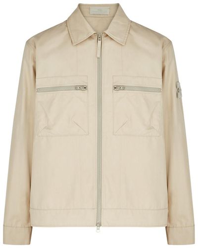 Stone Island Ghost Cotton Overshirt - Natural