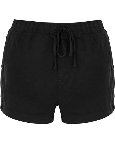 Bella Dahl Tencel Shorts - Black