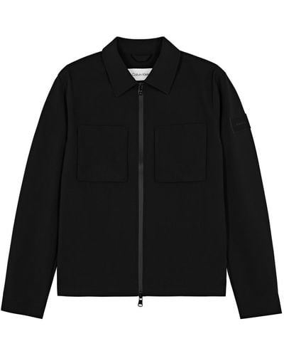Calvin Klein Shell Overshirt - Black
