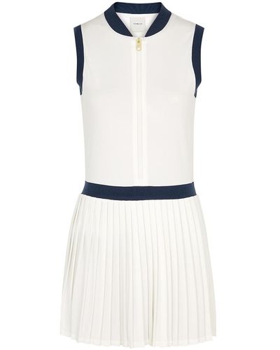Varley Ardine Stretch-jersey Mini Dress - White