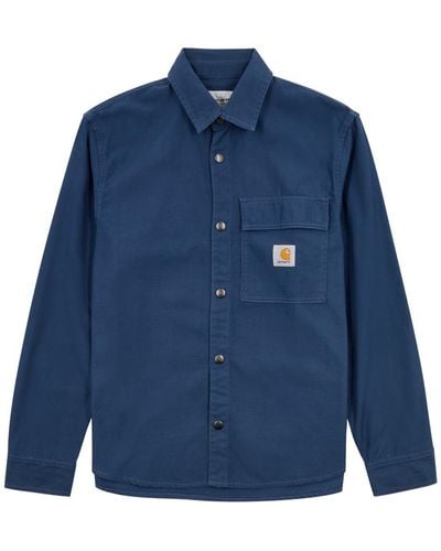 Carhartt Hayworth Cotton Overshirt - Blue
