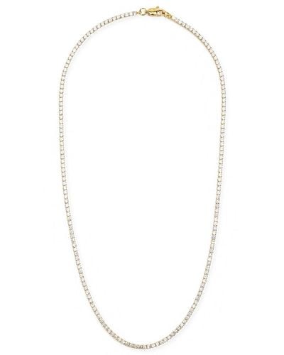 CERNUCCI Tennis Micro Crystal-Embellished Necklace - White