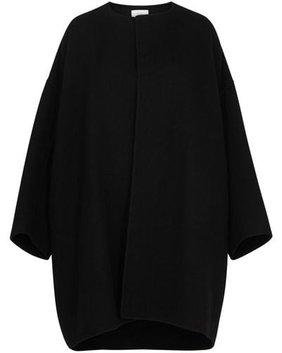 The Row Verlain Wool-Blend Coat - Black